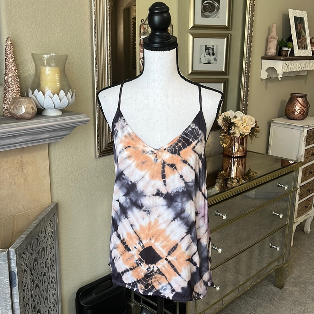 TieDye Style Satiny Tank